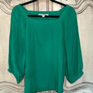 LOFT -Beautiful Emerald Green Blouse - Large